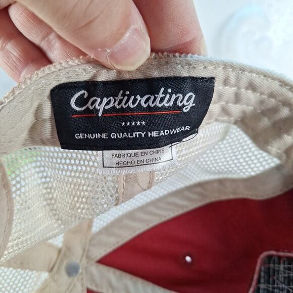 Oklahoma University Sooners Trucker Hat Cap Mesh Back Snapback - Picture 7 of 7